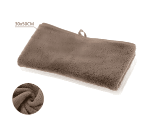 Pack de 4 toallitas de microfibra 30x50 CM lisas para baño