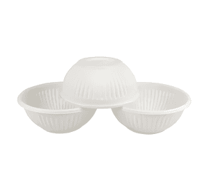Bowl biodegradable 9oz - 270cc (10 unidades) bioely Blanco