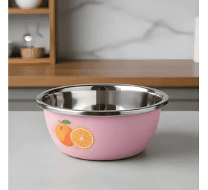 Bowl europeo 24cm acero inoxidable diseño premium