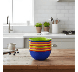 30 bowls pocillos cereal postre plástico reutilizable #4