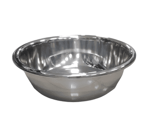 Pack x 2 bowl tazón de cocina acero inoxidable 38cm Plateado