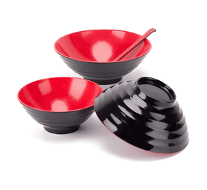 Pack 6 bowl cuenco tazón pocillo melamina sopa fideos 1500ml