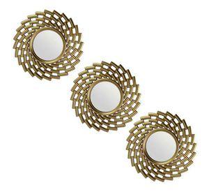 TRIO ESPEJOS  DECORATIVOS FORMA NORDICO