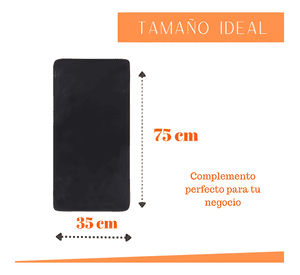 Pack 6 toalla peluqueria hotel barberia spa gym 35x75 Negra
