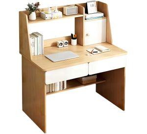 Escritorio Con Estanteria 80 110cm Caj n Gabinete Oficina