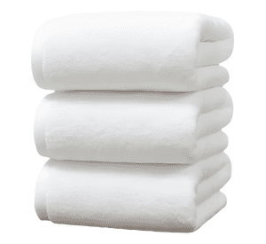 X3 toalla de baño algodón 140*75 () Blanco