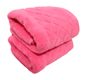 Toalla de cara algodón 30x50cm homey pack 2 liso Fucsia