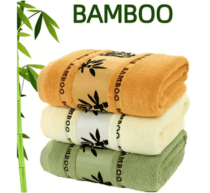 Set 4 toalla de baño algodón bamboo súper microfibra #3