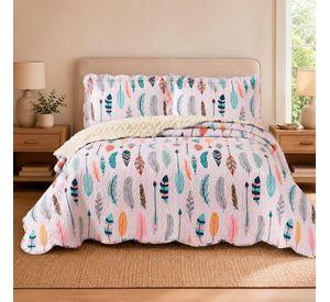 Quilt Sherpa 2 Plazas Plumas