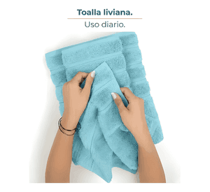 Toallas de baño juego 4 unidades cannon 400gr 100% algodon