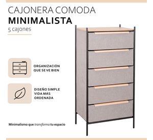 Comoda 5 Cajones Carry All® Línea Minimalist