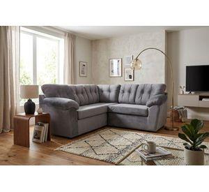 SOFA SECCIONAL MILLARAY FELPA GRIS