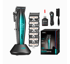 Combo Barber a Profesional Vgr V 270 Trimmer V 992 Azul 9000 Rpm
