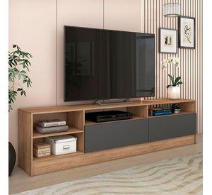 RACK TV MOYAN 75 PULGADAS CAF CON 2 PUERTAS GRIS