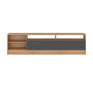 RACK TV MOYAN 75 PULGADAS CAF CON 2 PUERTAS GRIS