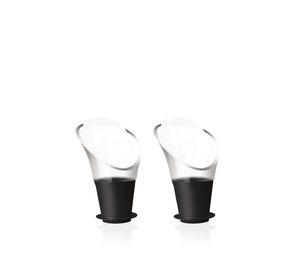 Set 2 Servidores Vino Cortagota Cristal