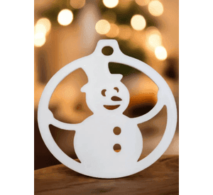 Adorno muñeco de nieve de decoración navideña