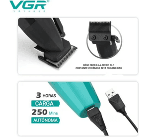 M quina Cortapelo VGR003 Clipper Profesional 9000RPM Azul