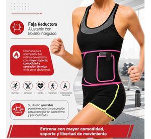 Faja Sudoracion Ajustable Ejercicio Cinturon Modelador