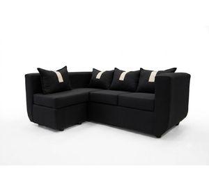 SOFA SECCIONAL XIMENA TELA NEGRO