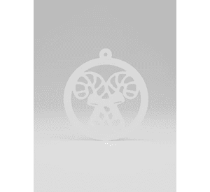 Adorno para el árbol de bastones navideños