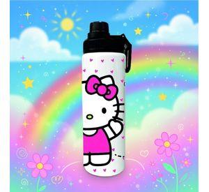 BOTELLA DEPORTIVA PARA AGUA ALUMINIO HELLO KITTY 750 ML