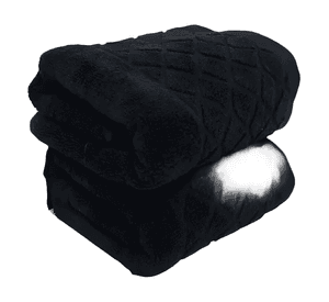 Toalla de cara 30*50cm 100% algodo pack de 2 liso Negro
