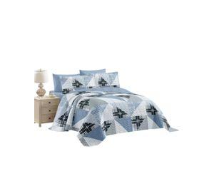 Cubrecama de Verano con Diseño King 250x270 cm Liviano y Fresco TF