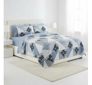 Cubrecama de Verano con Diseño King 250x270 cm Liviano y Fresco TF