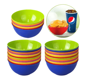 30 bowls pocillos cereal postre plástico reutilizable #2
