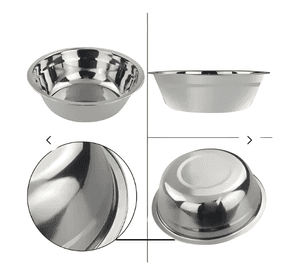 Bowl profundo grande en acero inoxidable 55cm reposteria