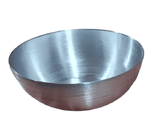 Pack 10 unidades moldes empolvado 8cm aluminio