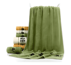 Set 4 toalla de baño algodón bamboo súper microfibra #2