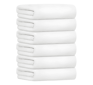 Pack 10 toallas de baño de hotel algodón 75*35cmblanco