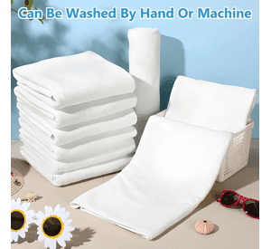 Pack 10 toallas de baño de hotel algodón 75*35cmblanco