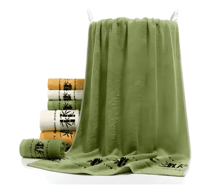 Set 4 toalla de baño algodón bamboo súper suaves #3