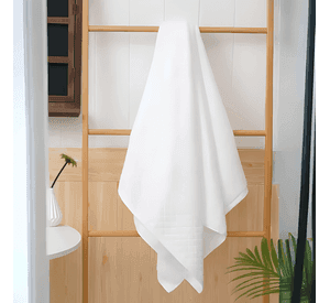 Toalla de baño homey 100% algodón liso 70x130cm con bordado