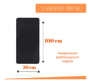 Pack 6 toalla peluqueria hotel barberia spa gym 50x100 Negra