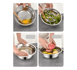 Pack 12 bowl profundo 23 CM acero repostería cocina #2