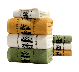 Set 4 toalla de baño algodón bamboo súper suaves #2