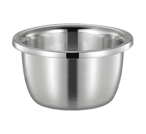 Bowl cuenco tazon profundo 38 CM acero cocina Plateado