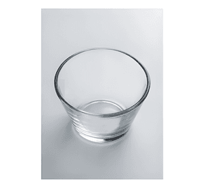 6 mini bowl para postres flanera de vidrio 150ml