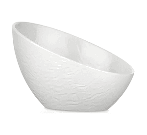 Bowl melamina borde cascada 16 x 16.5 CM linea tilda Blanco