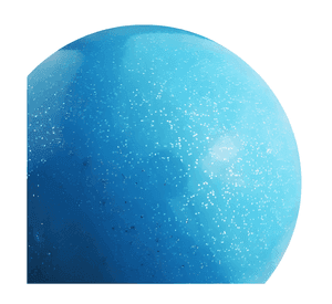 Balón gimnasia rítmica glitter liso 7 uktime Celeste