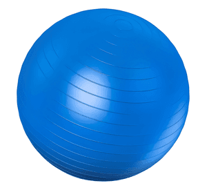 Pelota de pilates yoga línea sport 65 cm + inflador plástico
