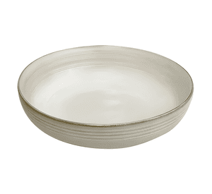 Set de 6 bowl redondo cerámica 17.5x5 CM Beige