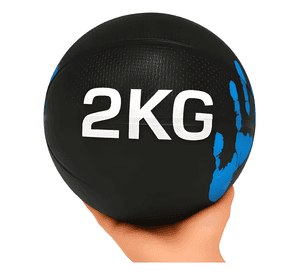 Balón medicinal 2kg para ejercicio con rebote