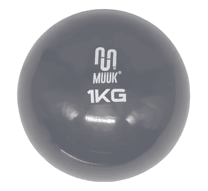 Balón medicinal 1kg muuk silicona soft entrenamiento