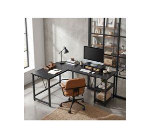 Escritorio Esquinero Metal Oficina 150x48x75cm En Forma L