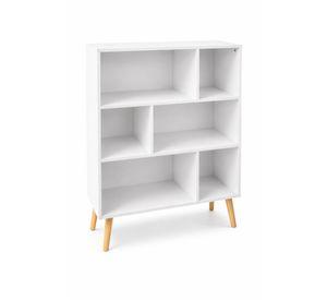 Librero 6 Niveles Grid 80x100x30
